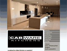Tablet Screenshot of cabware.com.au